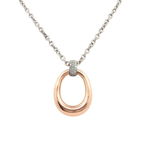 Kette weißgold mit anhänger - kette,