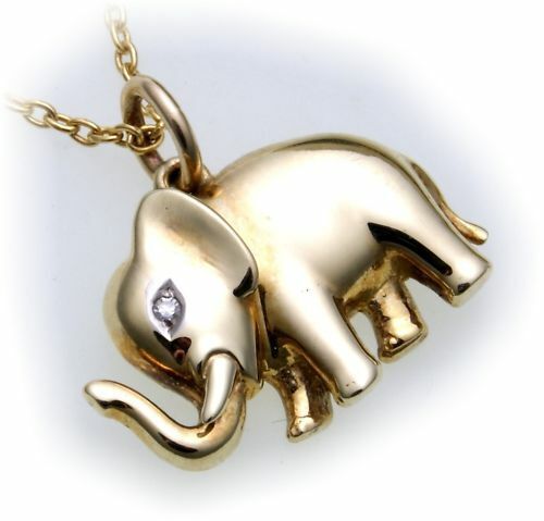 Anhänger elefant echt - elefant,