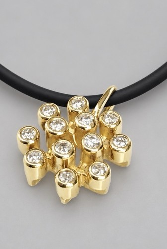 Anhänger 585 gold - anhänger, 12
