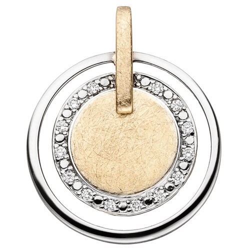 Anhänger rund 585 - , gold