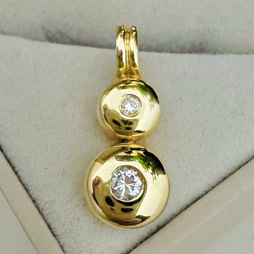 Schöner brillant anhänger - schöner,