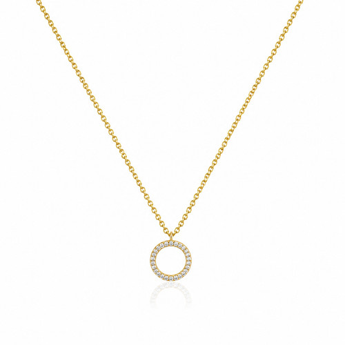 Edler diamant anhänger 585 - diamant,
