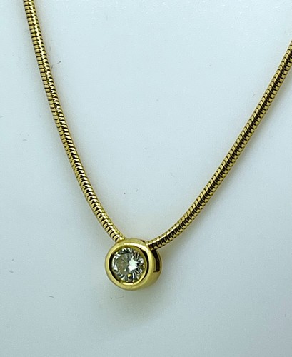 Zeitloses solitär collier - ,