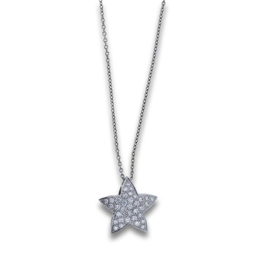 Brillant stern anhänger mit - ,