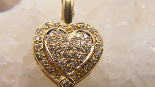 Herzanhänger 750 gelbgold - herzanhänger,