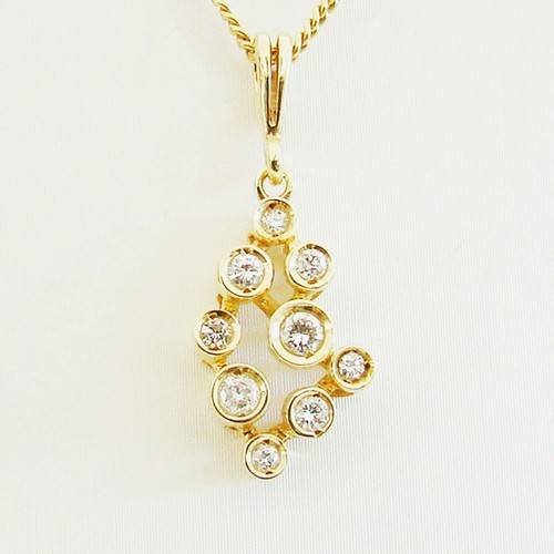 Anhänger gold 585er 22ct - 585er, 0,22ct