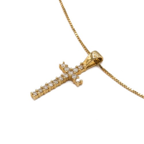 Kette mit kreuz - anhänger, und