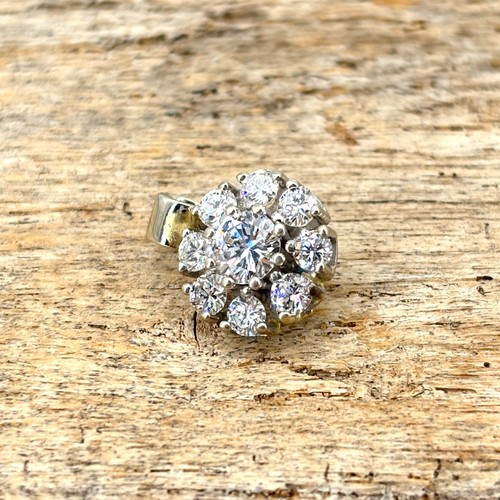 14k gold anhänger diamant - gold,