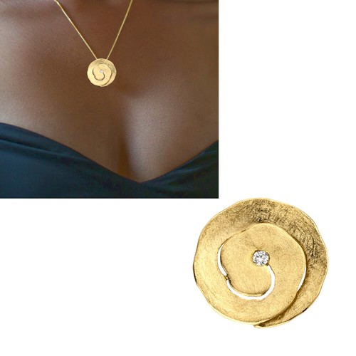 Anhänger 585 gold gelbgold - 585,